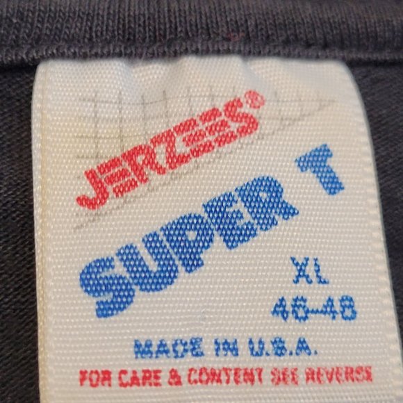 Vintage Southwestern Spin Art Painted Tshirt Coyote Howling At The Moon XL - Picture 5 of 8